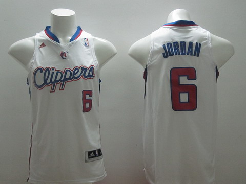 Los Angeles Clippers #6 DeAndre Jordan Revolution 30 Swingman White Jersey - Zenithce