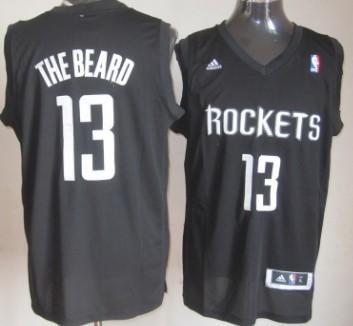 Houston Rockets #13 The Beard Black Fashion Jersey - Zenithce