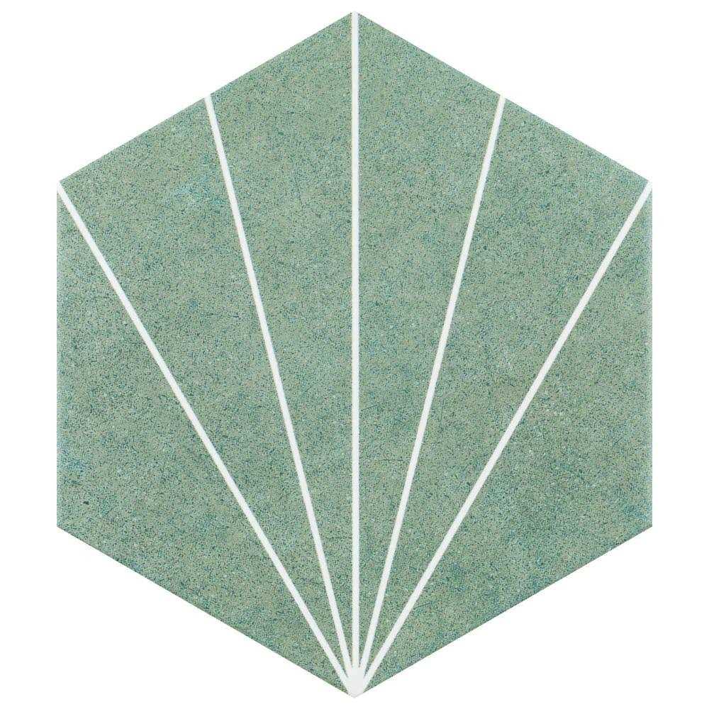 Merola Tile Aster Hex Porcelain Floor and Wall Tile - Zenithce