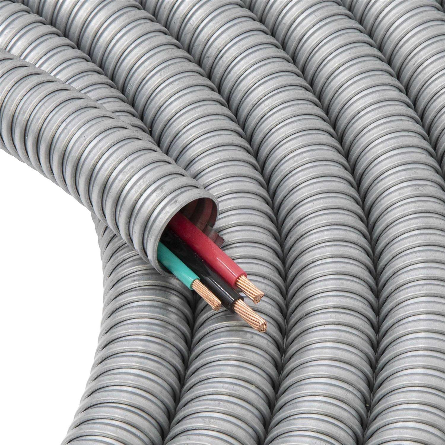 Maxxima 25 ft. Galvanized Steel Flexible Conduit - Zenithce