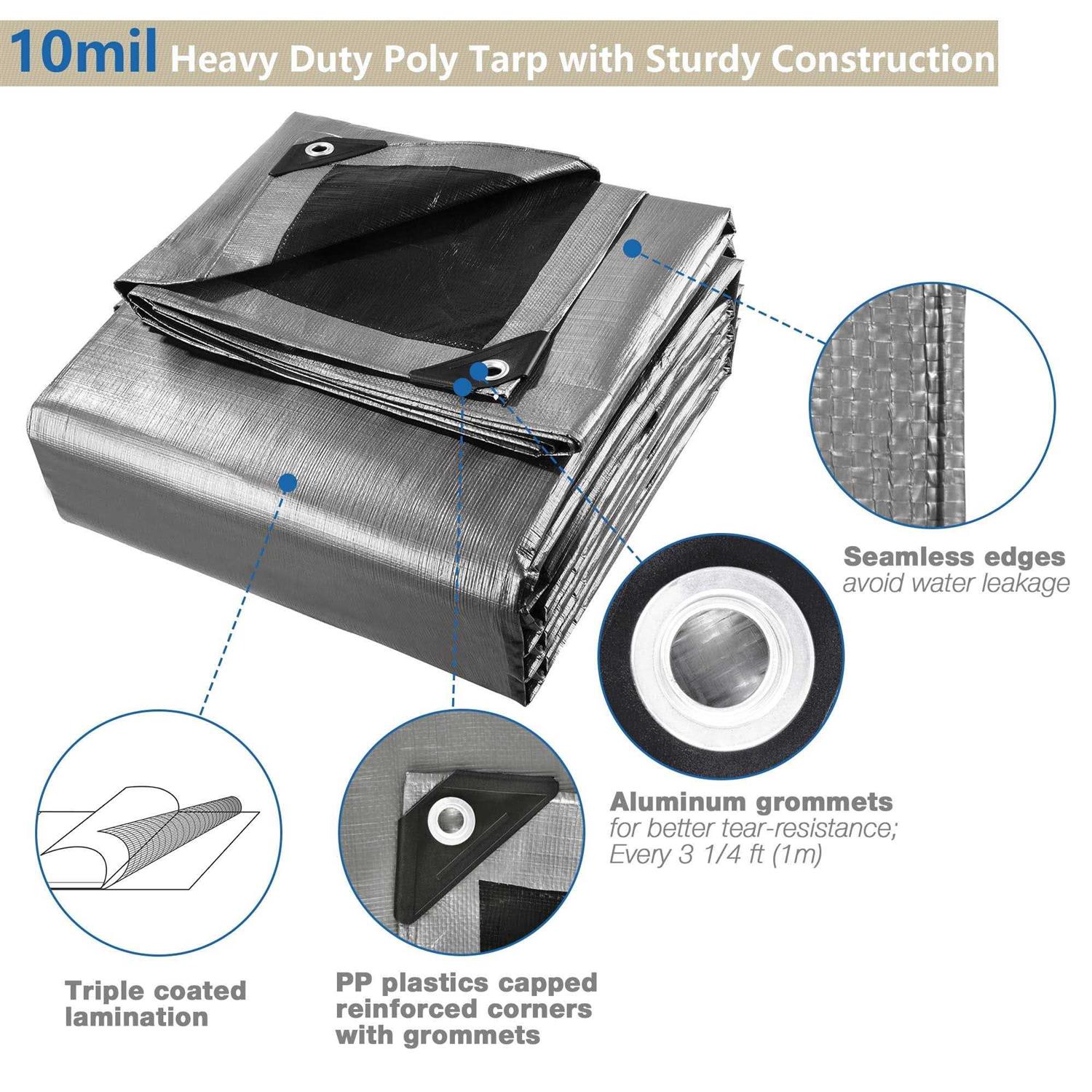 Yescom Gravity Flush Toilet RV Toilet Foot Pedal Flush HDPE 20 High Profile Motorhome Caravan - Zenithce