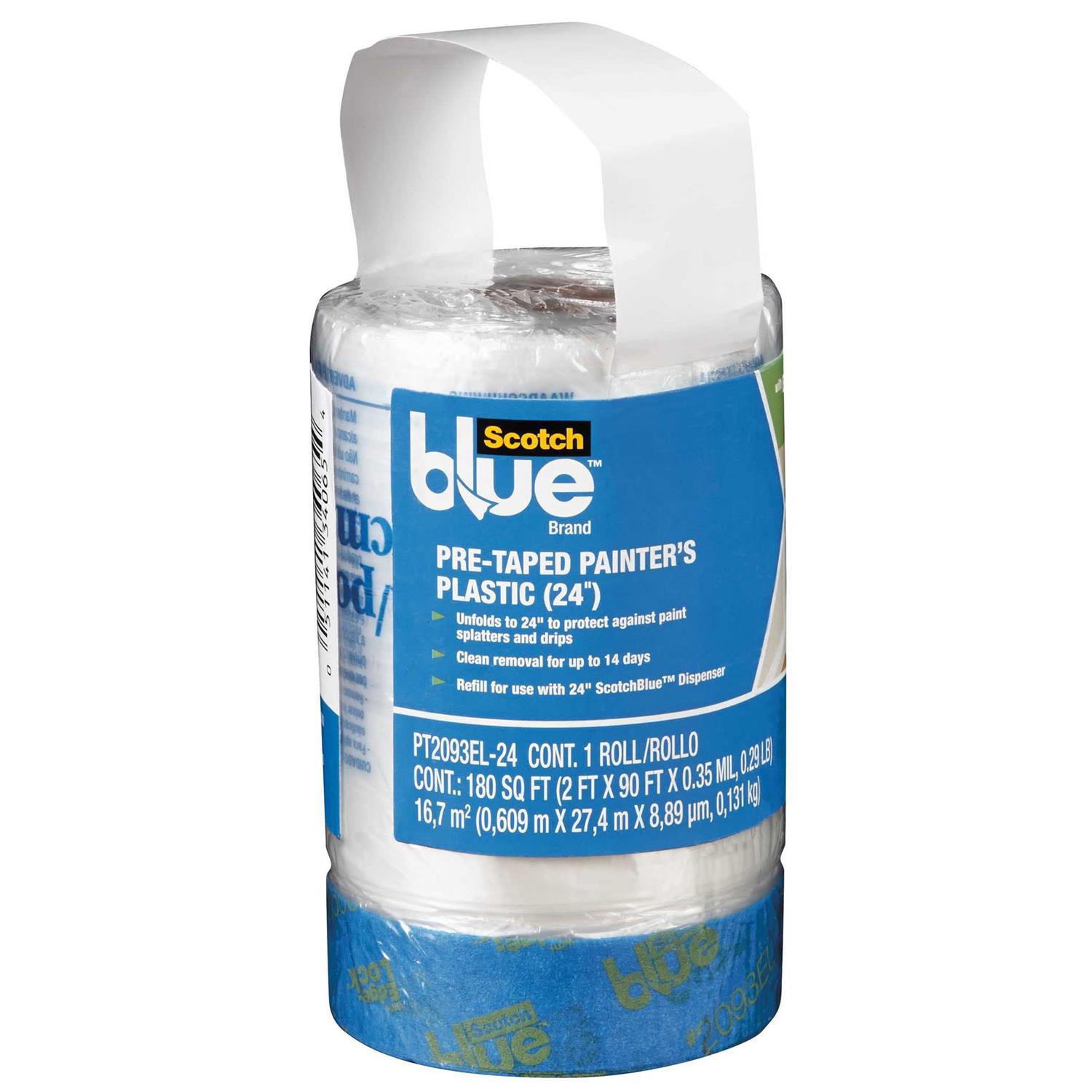 ScotchBlue Pre-Taped Painter’s Plastic PTD2093EL-24 - Zenithce