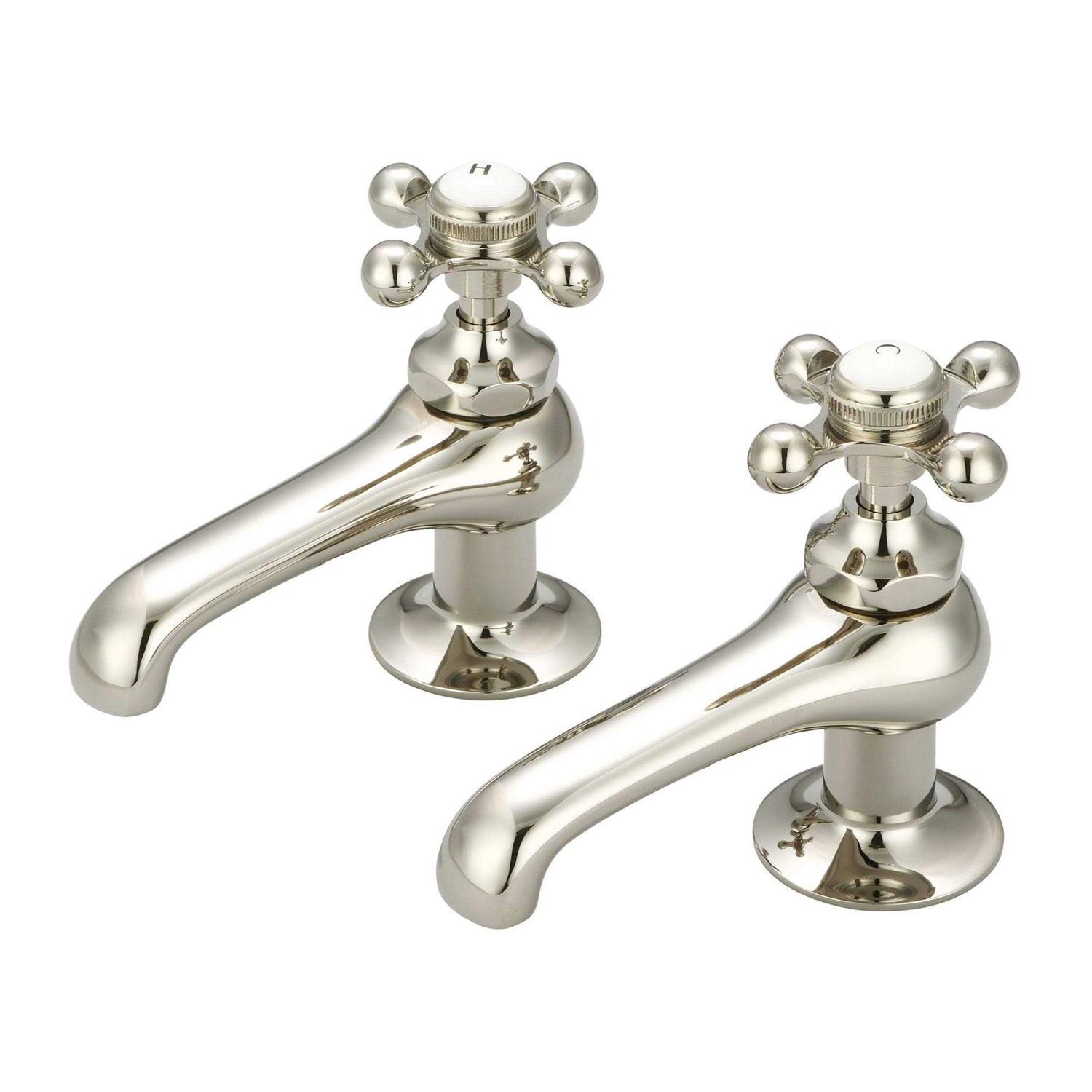 Water Creation American 20th Century Classic Widespread Lavatory Faucet with Pop-Up Drain - Zenithce