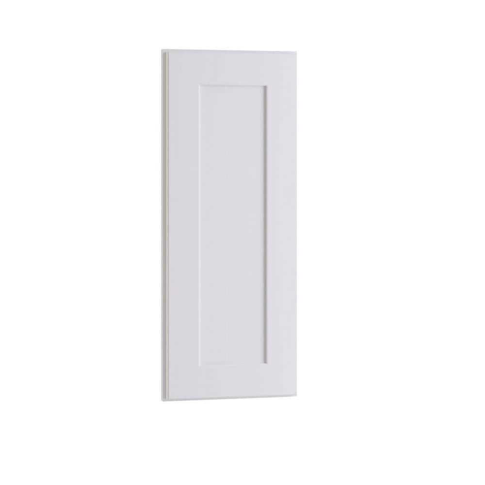 Luxxe Cabinetry Newhaven 0.3-in W x 96-in H x 0.5-in D Pure SM8-PW - Zenithce