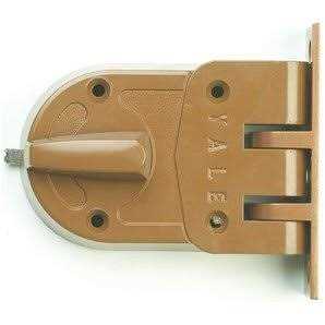 Yale Rim Lock Heavy-Duty Brass For 1-3/8 in to 2-1/4 in Door Thick 112 - Zenithce