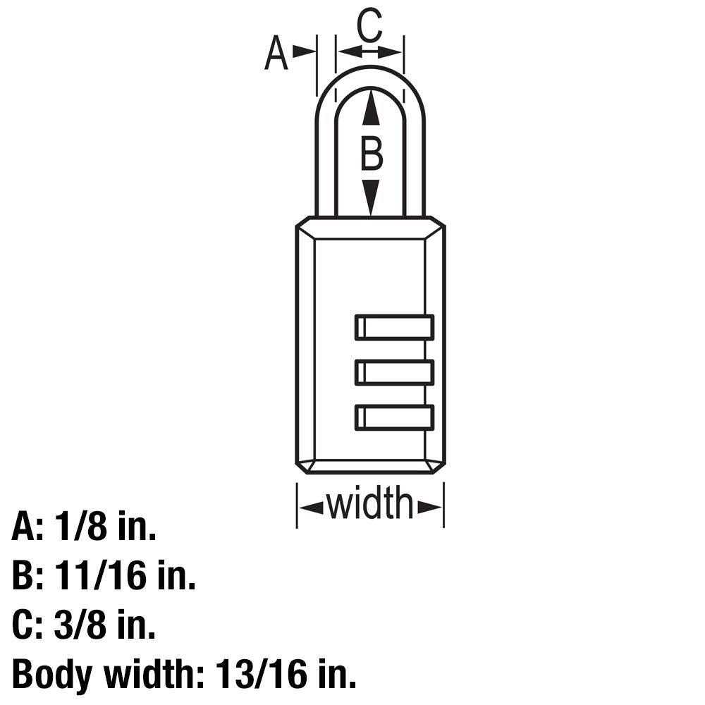 Master Lock 646T Combination - Zenithce