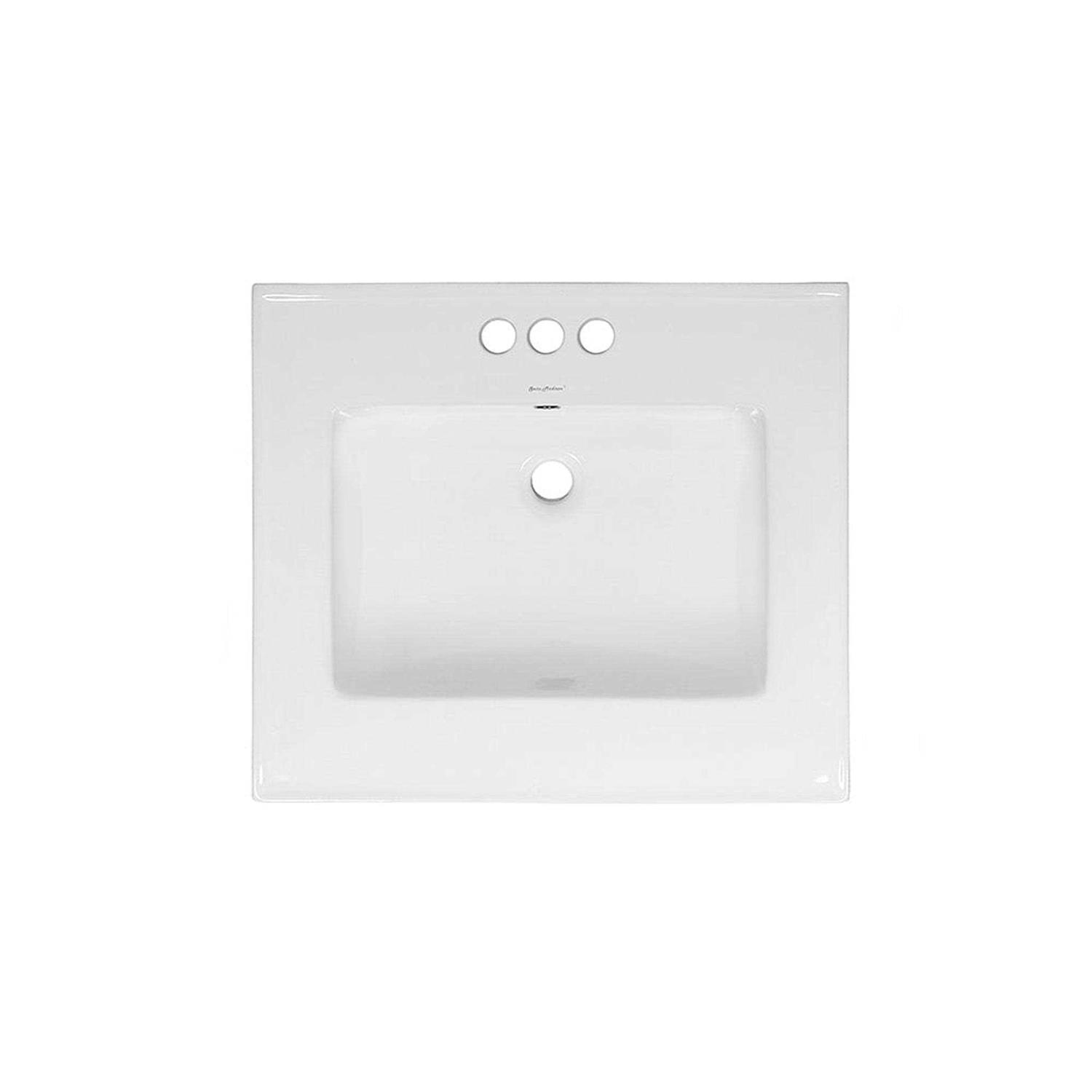 Swiss Madison Ceramic Vanity Top 24 with Single Faucet Hole - Zenithce