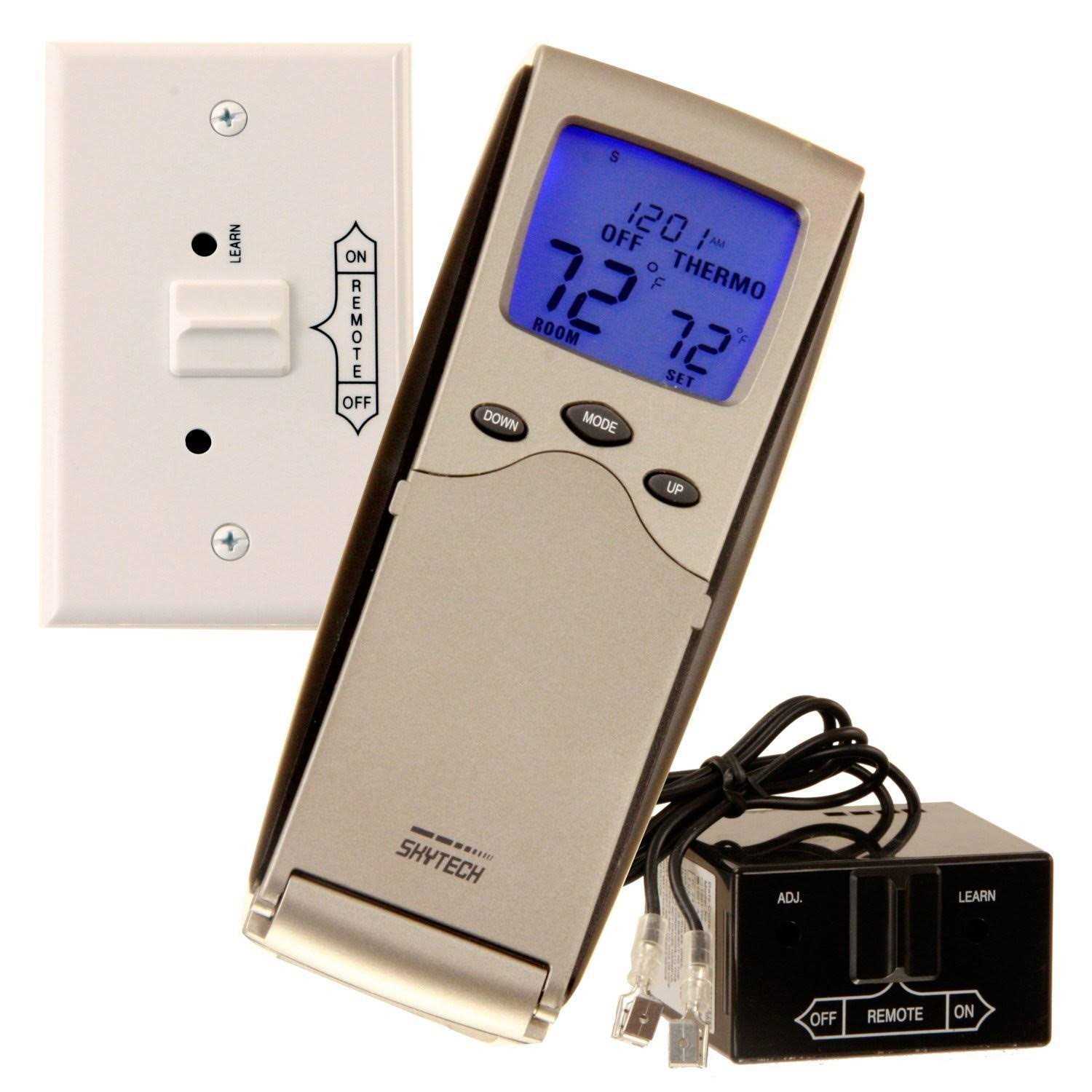 Skytech 3301 Timer/Thermostat Fireplace Remote Control - Zenithce