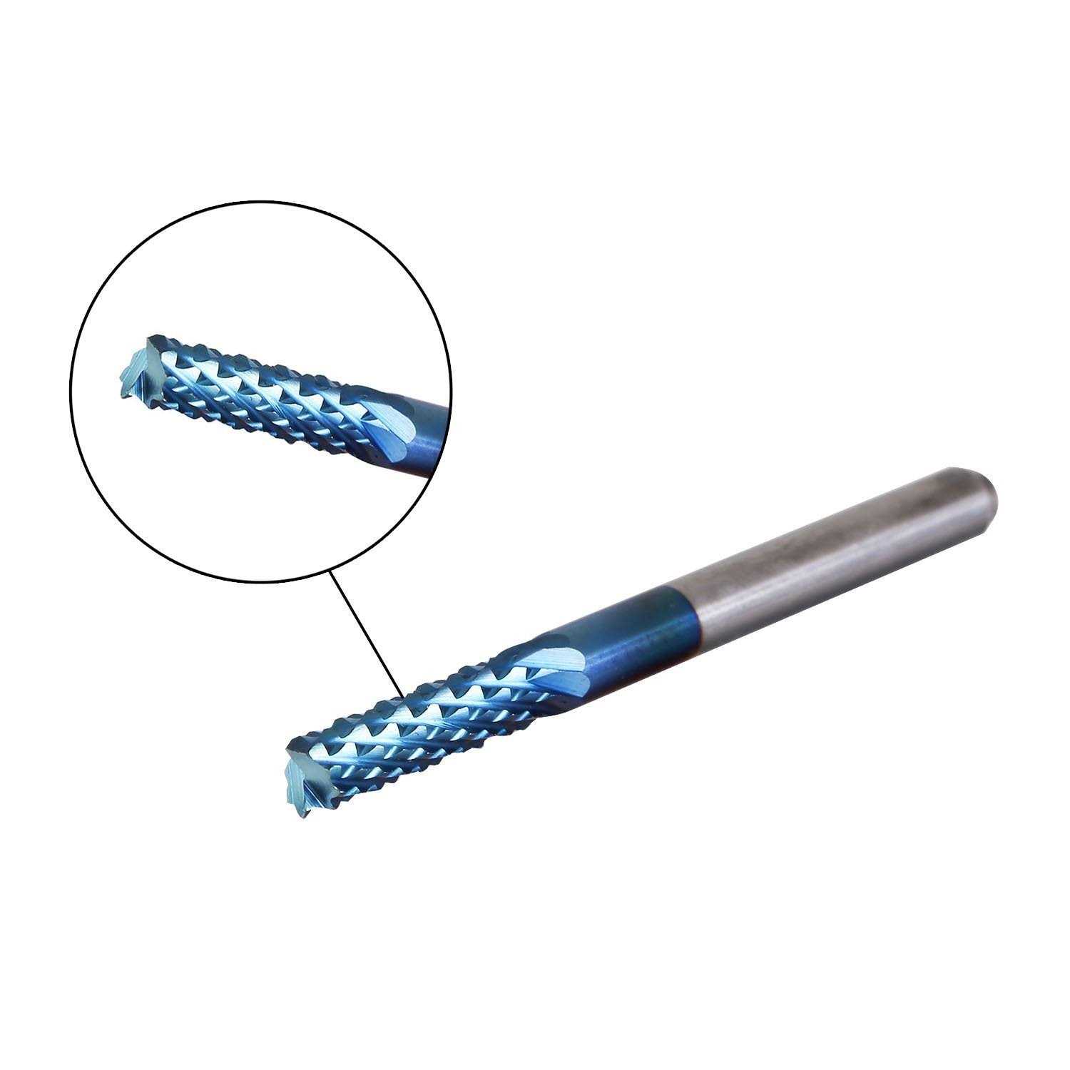 sainsmart Genmitsu 10pcs Nano Blue coat end mill cnc Router bits - Zenithce