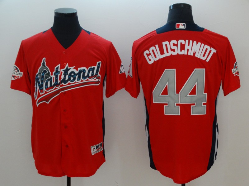 National League #44 Paul Goldschmidt Red 2018 All-Star Game Home Run Derby Jersey - Zenithce