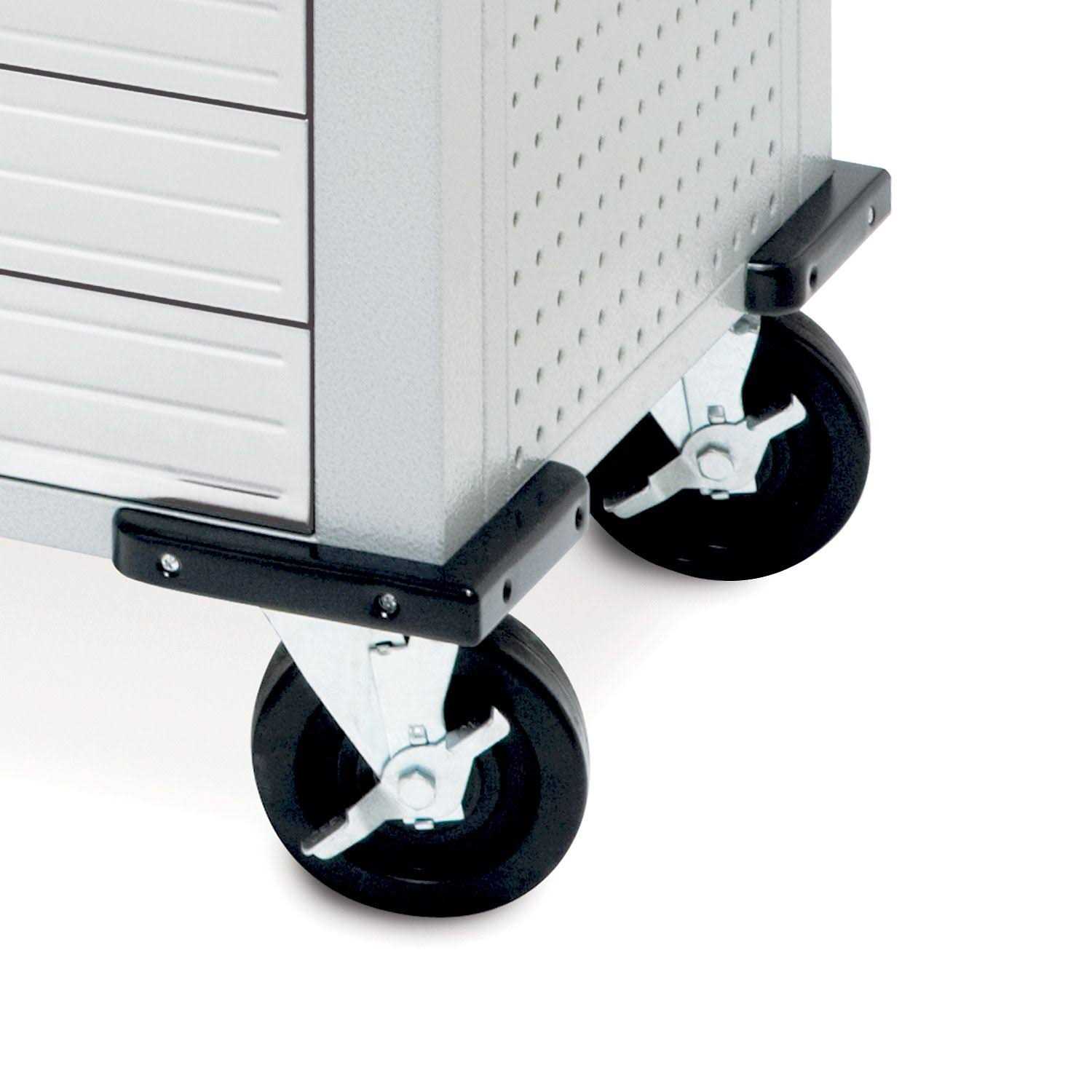 Seville Classics Ultragraphite Wood Top Workbench on Wheels - Zenithce