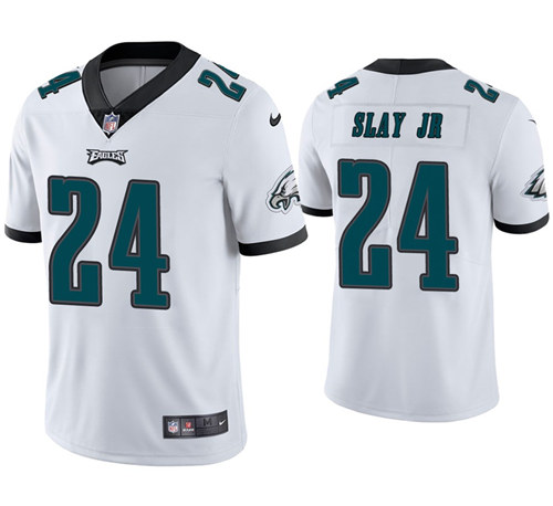 Philadelphia Eagles #24 Darius Slay JR White Vapor Untouchable Limited Stitched Jersey - Zenithce