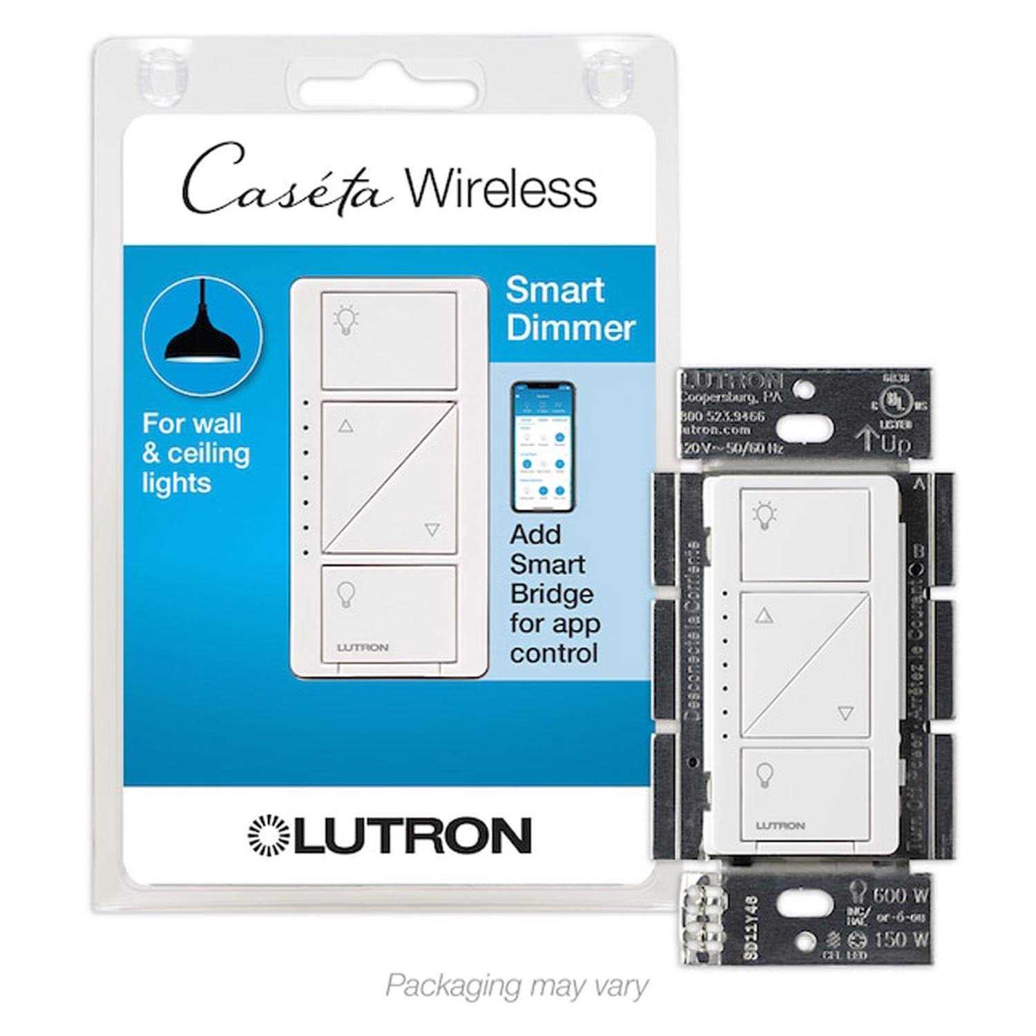 Lutron Caseta Smart Home Dimmer Switch and Pico Remote Kit - Zenithce