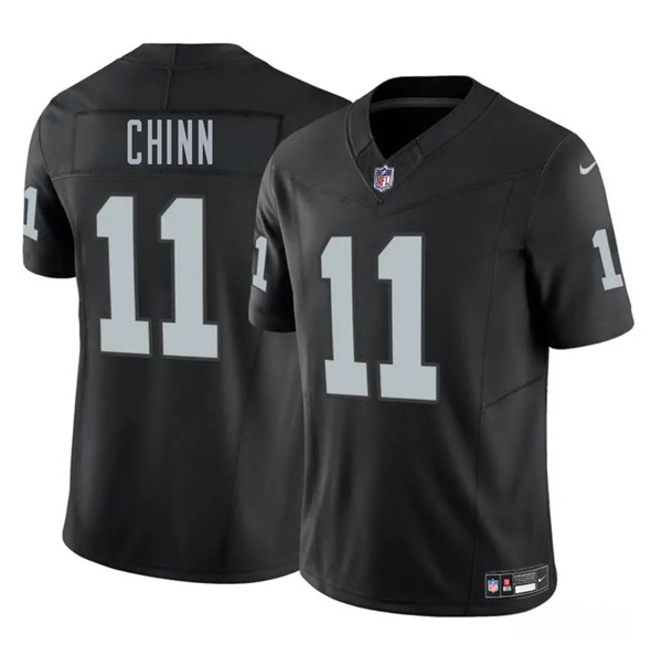 Las Vegas Raiders #11 Jeremy Chinn Black 2025 F.U.S.E. Vapor Stitched Jersey - Zenithce