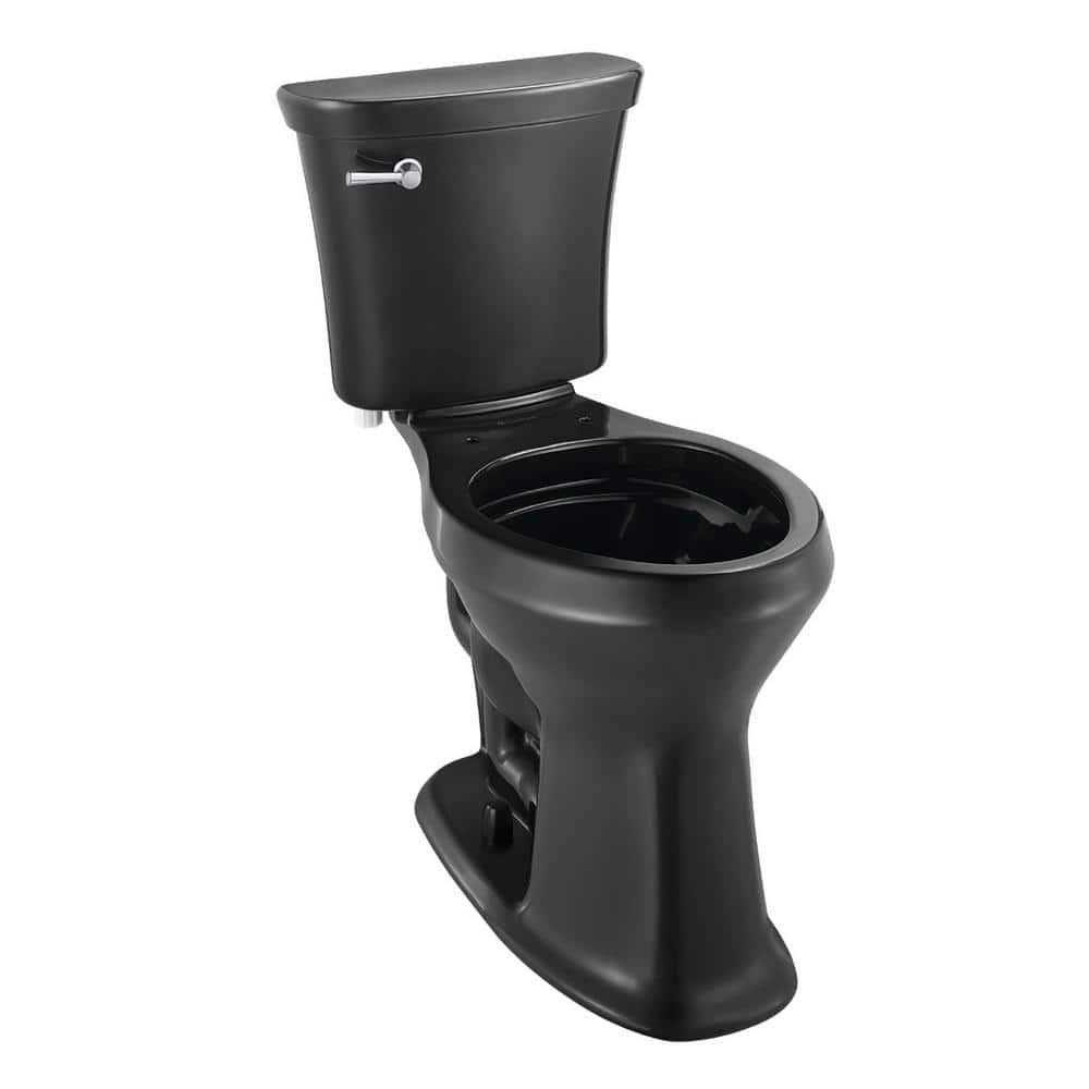 Glacier Bay 2-Piece 1.28 GPF High Efficiency Single Flush Round Toilet in White - Zenithce