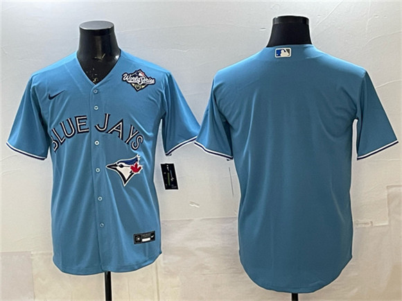 Toronto Blue Jays Blank Blue 2025 World Series Home Cool Base Stitched Jersey - Zenithce