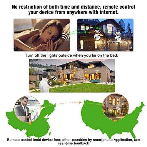 Emylo Smart Wifi Light Switch Wireless Relay Switch Module Remote Control Home - Zenithce