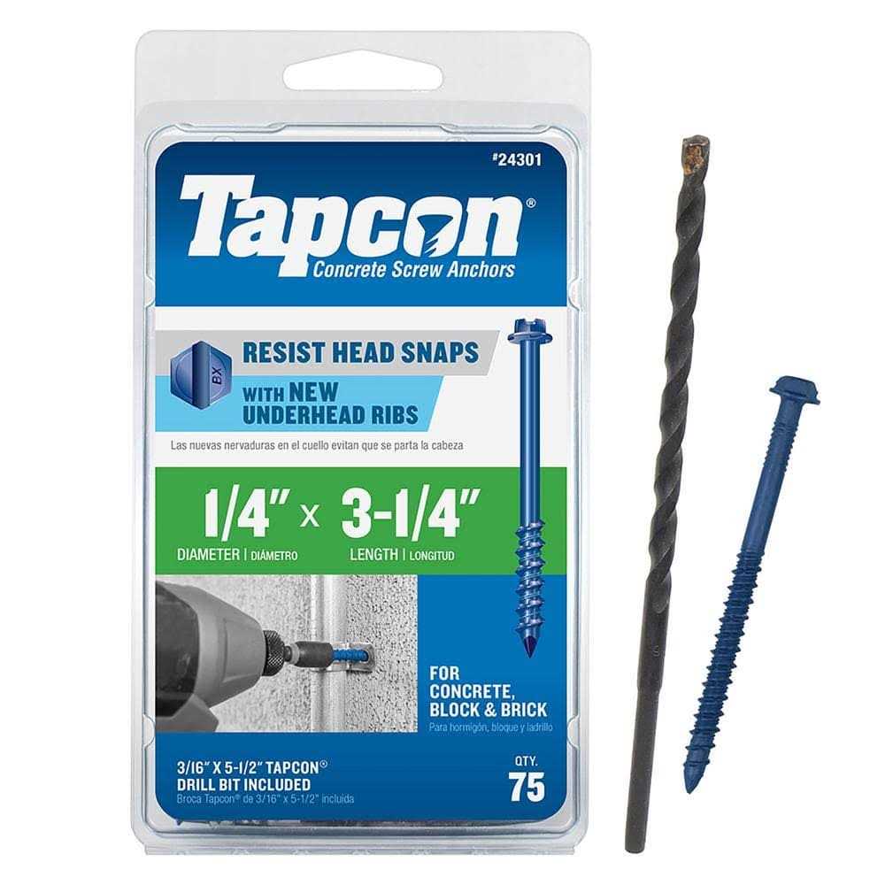 Tapcon Concrete Anchors - Zenithce