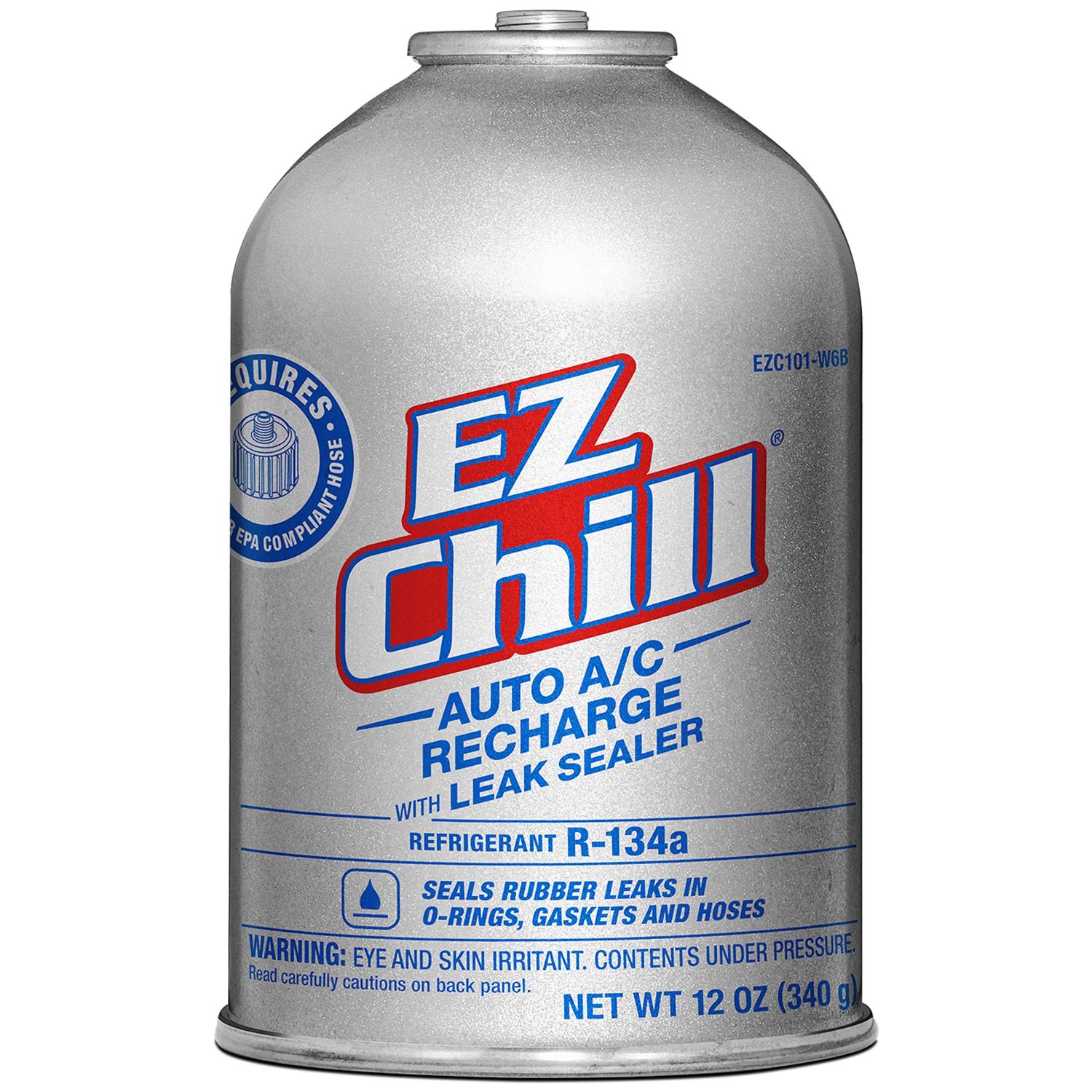EZ Chill R-134a Refrigerant With Leak Sealer & UV Dye - Zenithce