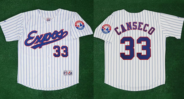 Montreal Expos Customized White Team Patch Stitched Jersey - Zenithce