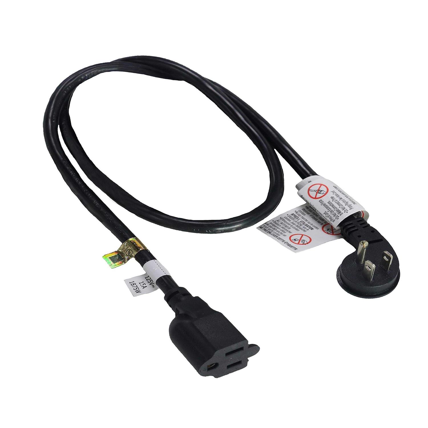 Firmerst 1875W Flat Plug Extension Cord 6 Feet 14 Awg 15A - Zenithce