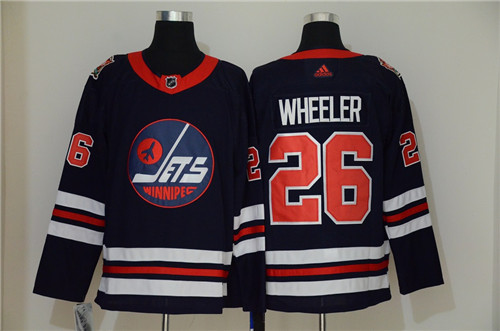 Winnipeg Jets #26 Blake Wheeler Navy Stitched Jersey - Zenithce