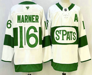 Toronto Maple Leafs #16 Mitch Marner White St Pats Authentic Jersey - Zenithce