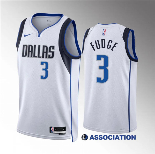 Dallas Mavericks #3 Alex Fudge White Association Edition Stitched Jersey - Zenithce