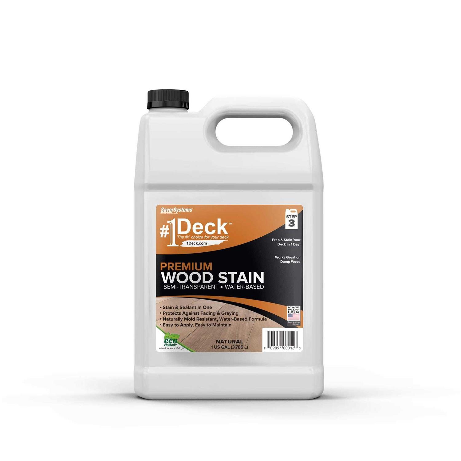 SaverSystems #1 Deck Premium Wood Stain for Decks - Zenithce