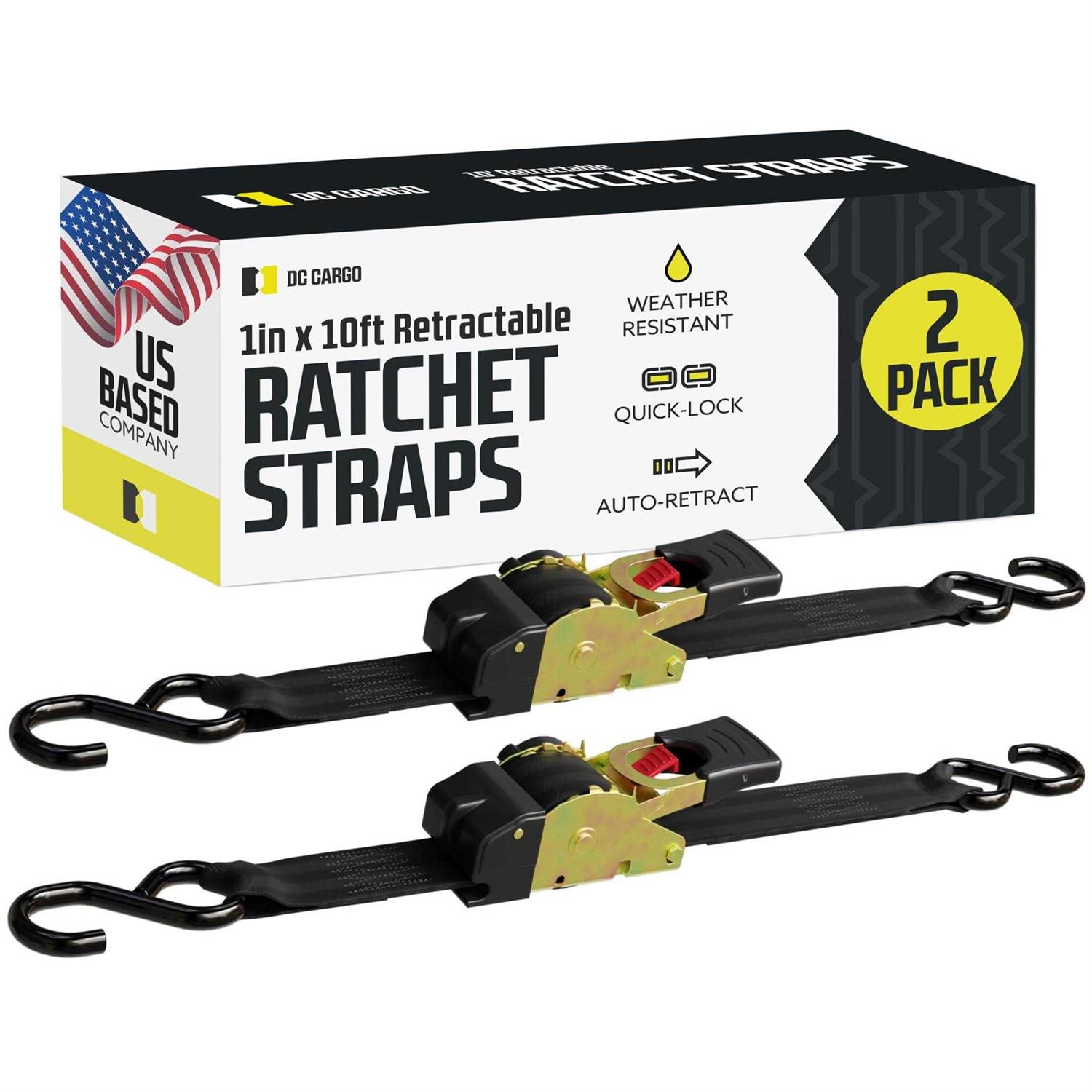 Dc Cargo Ratchet Straps Hooks - Zenithce