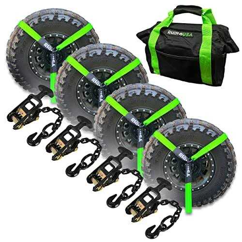 Rhino USA Car Tie-Down Lasso Straps - Zenithce