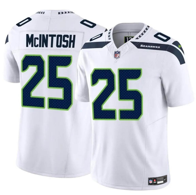 Seattle Seahawks #25 Kenny McIntosh White 2024 F.U.S.E Vapor Limited Stitched Jersey - Zenithce