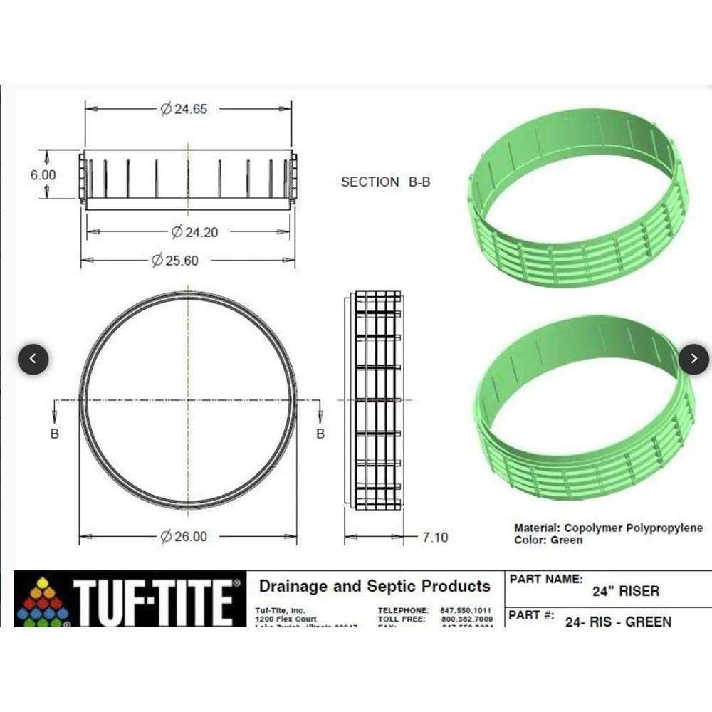 Tuf-Tite Septic Tank Riser - Zenithce