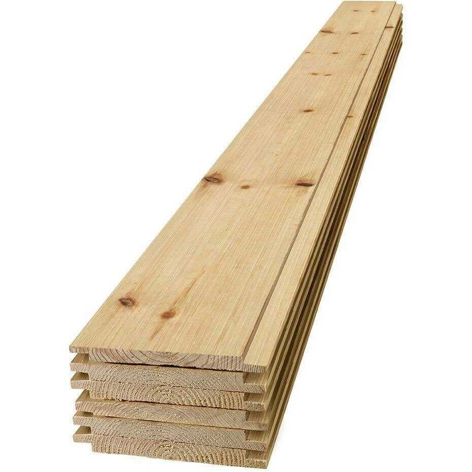 UFP-Edge 1 in. x 8 in. x 8 ft. Barn Wood Shiplap Pine Board 6-Pack - Zenithce