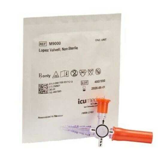 Icu Medical Inc Icum9000ea Lopez Valve Closed Enteral Tube Valve - Zenithce