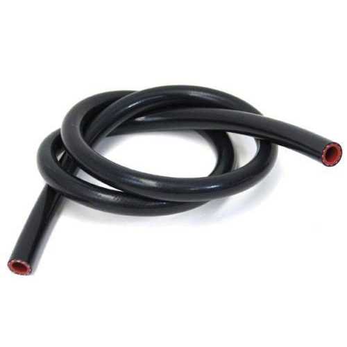 HPS 1 ID High Temp 4-ply Reinforced Silicone 180 Degree U Bend Elbow Coupler Hose Black - Zenithce