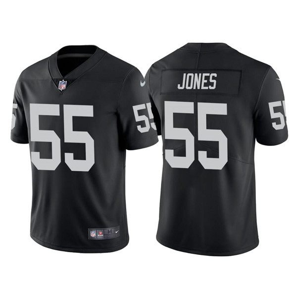 Las Vegas Raiders #55 Chandler Jones Black Vapor Limited Stitched Jersey - Zenithce