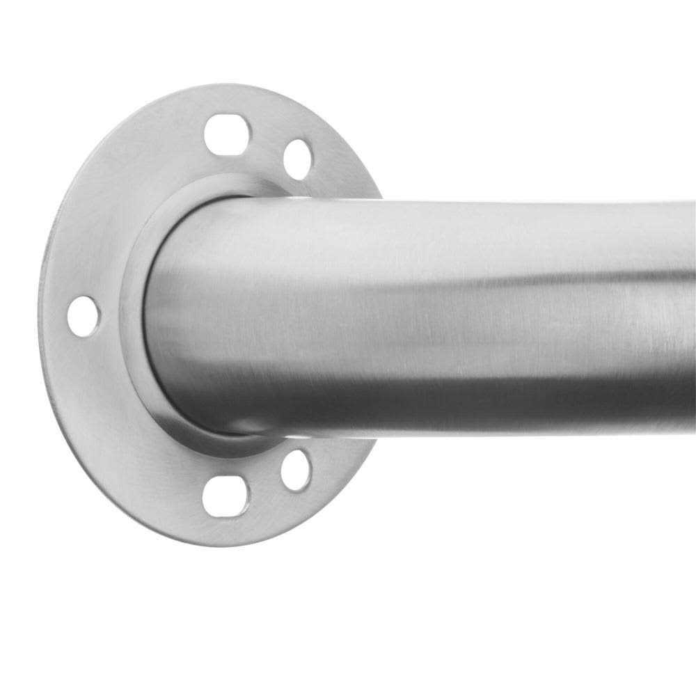 Glacier Bay 18 in. x 1-1/4 in. Concealed Screw Grab Bar in Brushed Stainless Steel - Zenithce
