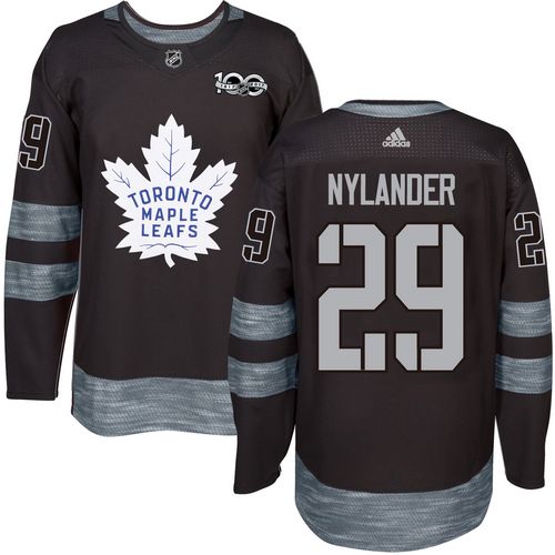 Maple Leafs #29 William Nylander Black 1917-2017 100th Anniversary Stitched Jersey - Zenithce