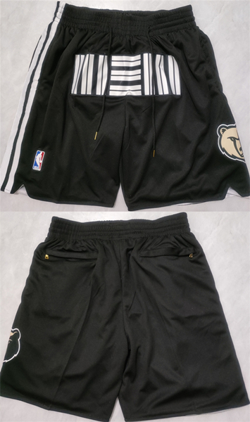 Memphis Grizzlies Black City Edition Shorts (Run Small) - Zenithce