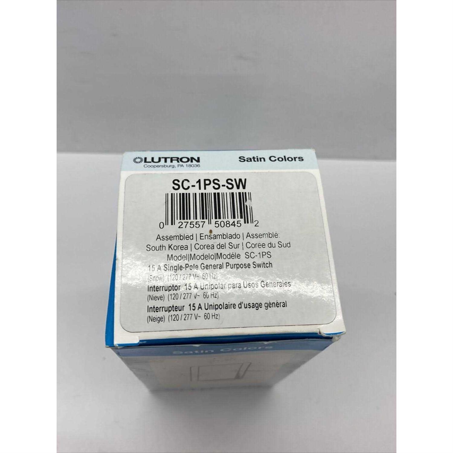 Lutron SC-1-SW Wallplate - Zenithce