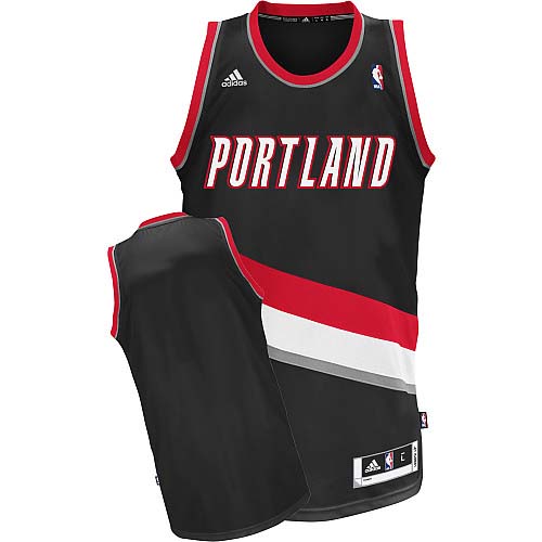Portland Trail Blazers Blank Black Swingman Jersey - Zenithce