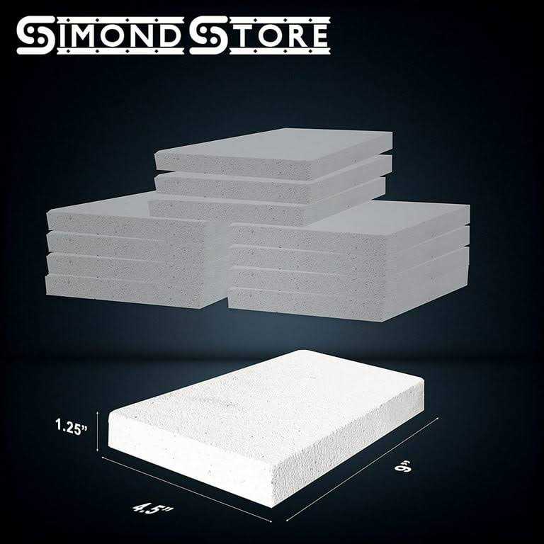 SIMOND STORE Insulating 2500f IFB Box Fire Bricks - Zenithce