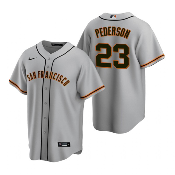 San Francisco Giants #23 Joc Pederson Gray Cool Base Stitched Jersey - Zenithce