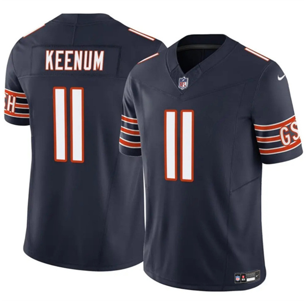 Chicago Bears #11 Case Keenum Navy 2025 F.U.S.E. Vapor Untouchable Limited Football Stitched Jersey - Zenithce