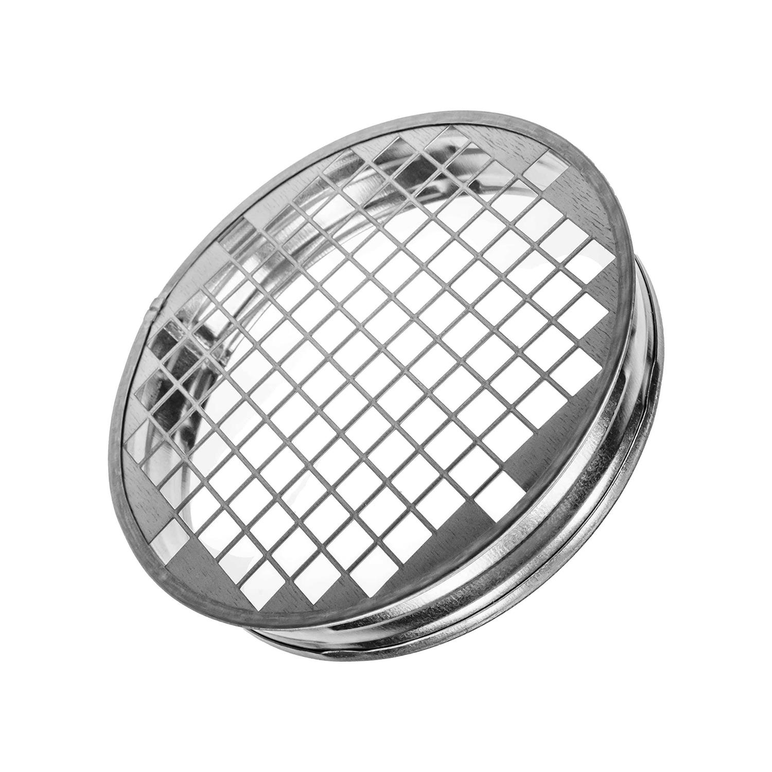 Vent Systems Metal Tee Cap with Mesh. Galvanized Steel End Cap. Dryer Vent Cover. Dryer Duct End Cap with Galvanized Steel Screen Steel - Zenithce