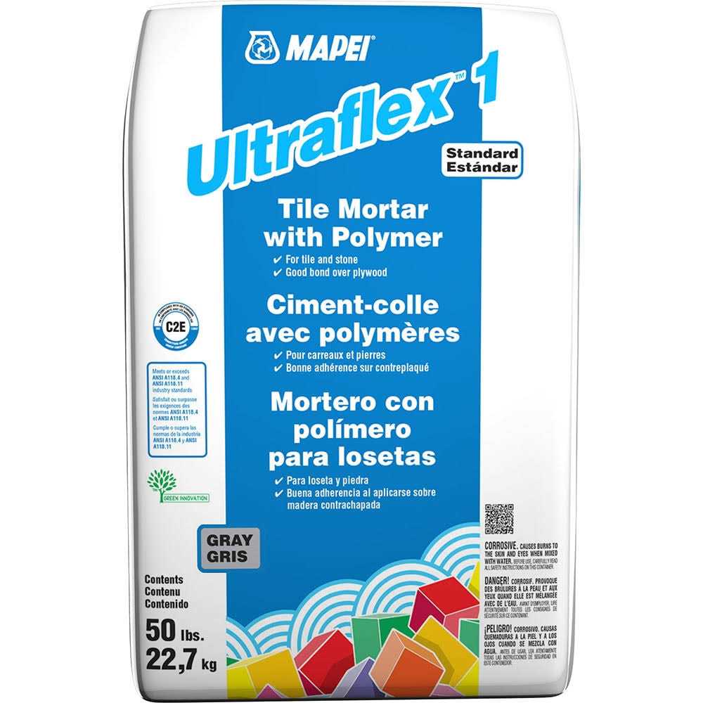 Mapei UltraFlex 1 50-lb Thinset Tile Mortar - Zenithce