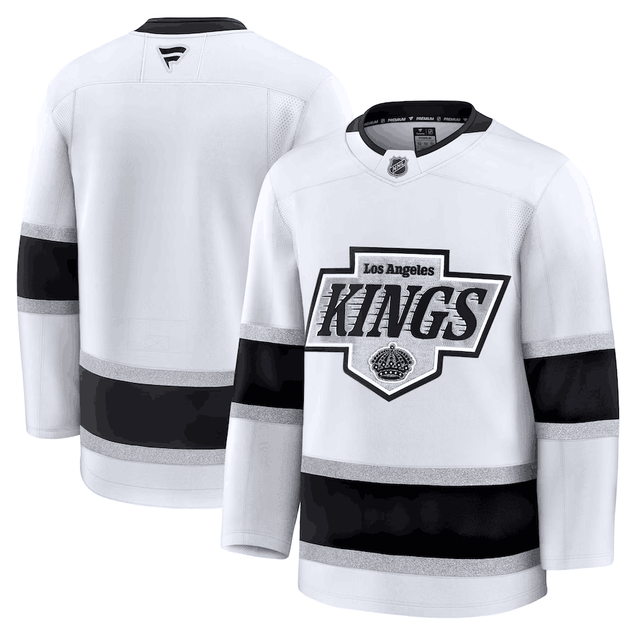 Los Angeles Kings Custom White 2024-25 Away Stitched Jersey - Zenithce