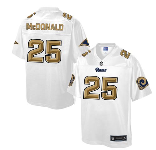 Rams #25 T.J. McDonald White Pro Line Fashion Game Nike Jersey - Zenithce