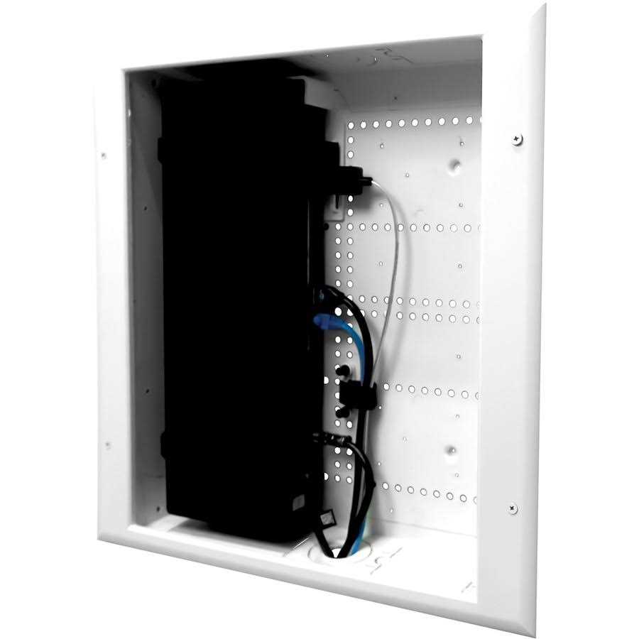DataComm 45-0071-WH Recessed Low-Voltage Mid-Size Plate - Zenithce